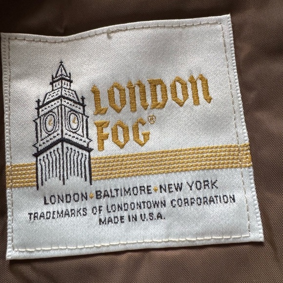 London Fog Thinsulate Men’s Trench Coat removable lining Size 44 Regular - Picture 7 of 8